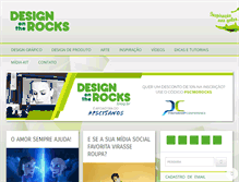 Tablet Screenshot of designontherocks.com.br